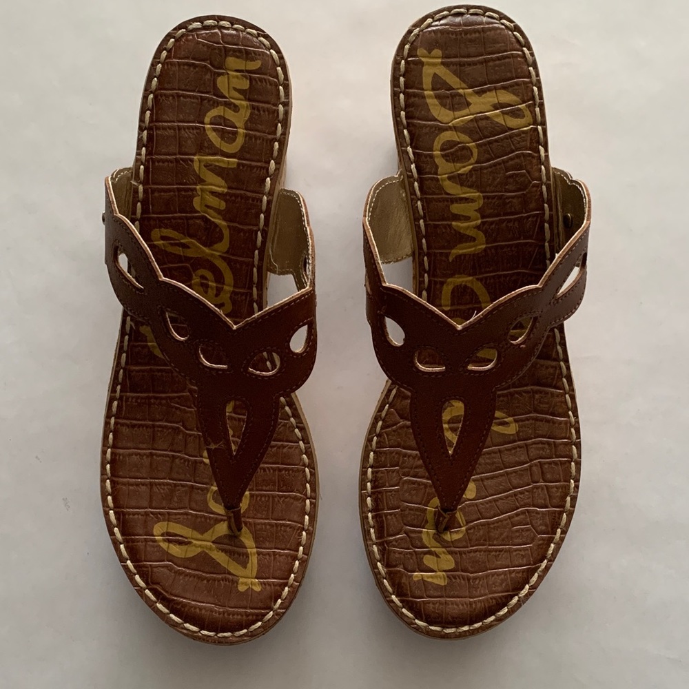 Sam Edelman Tan Cutout Sandals